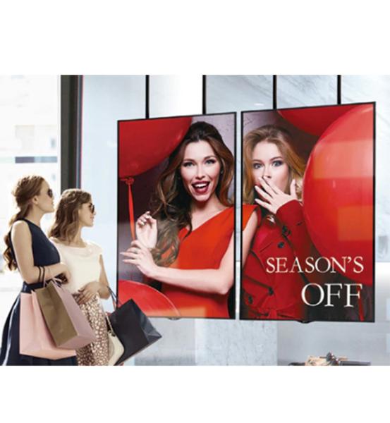 Quality 55 Inch Window Lcd Display Touch Screen Shop Storefront Window Display for sale
