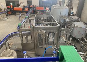 China 6000CPH Soymilk Tin Can Juice Filling Machine Opened Valve Height Adjustable on sale
