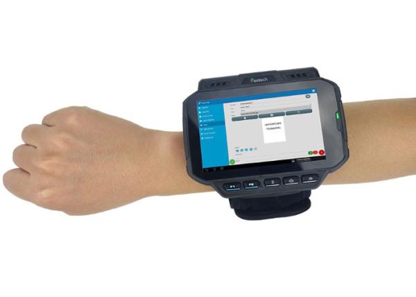 Quality Rugged Wearable Computer Android PDA Barcode Scanner With Charging Dock for sale