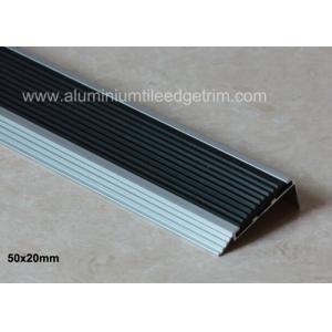 Exterior Metal Aluminum Stair Nosing , Laminate Stair Nose Trim Right Angle Type