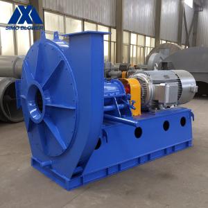 Wholesale Single Suction 16Mn Backward Curved Lime Kiln Flue Gas Blower Fan from china suppliers
