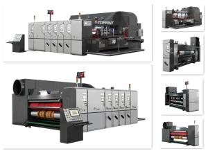 Automatic Flexo Printing Slotting Machine High Speed Open / Closed Type