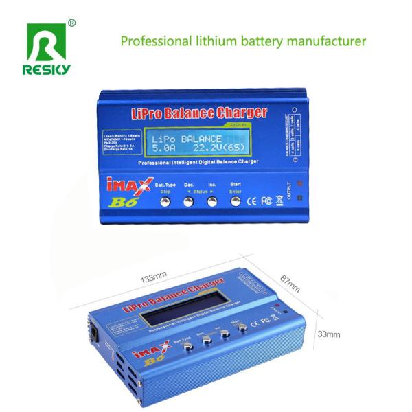 Lithium Battery RC Balance Charger Imaxb6 80W 6A 7.4V 11.1V 14.8V 18.5V 22.2V