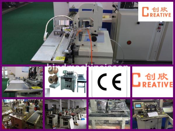 Calendar and notebook double coil binding machine DCA520 with hanger part