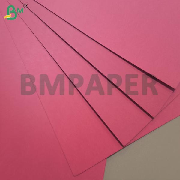 Single Sided 270gsm Premium Red Card Stock Paper Uncoated For Card Making