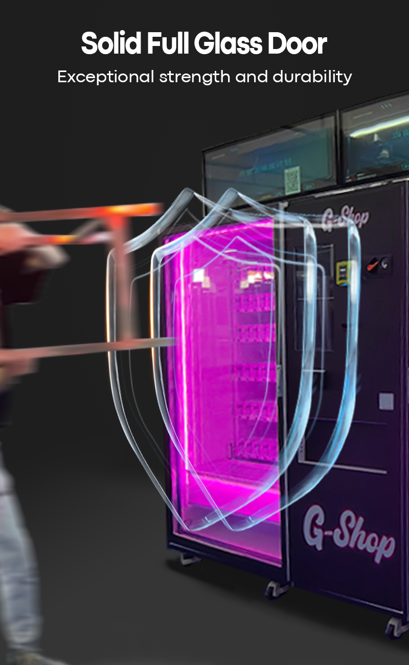 Large Combo Vending Machine two in one snacks  vending machine with eU age verifier