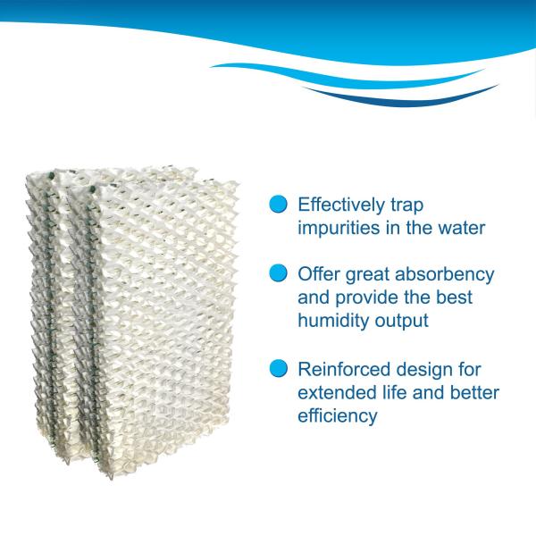 4-Pack hmidifier Wick Filter Compatible With Idylis 828413B002 Replacement IHUM-10-140