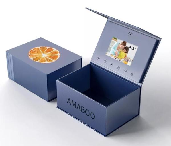 Quality 7 inch tft screen box 10.1inch IPS Digital lcd screen display brochure box lcd Mailer with video gift box for sale