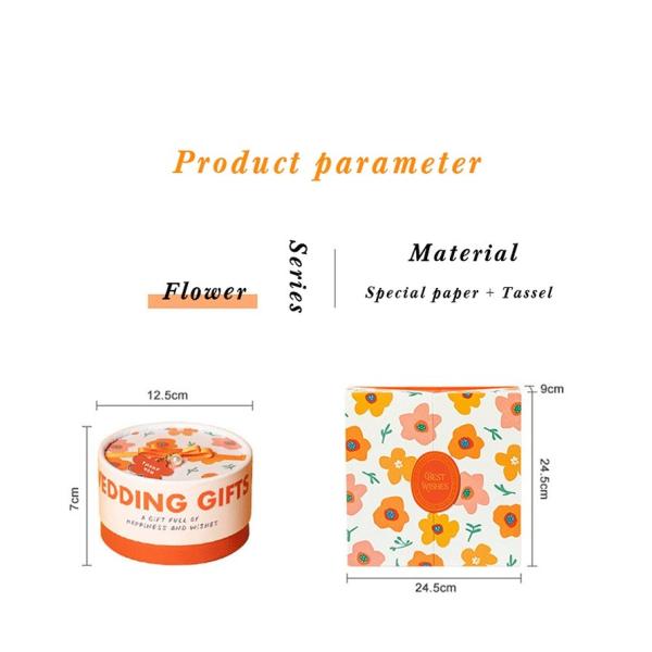 Pink gift box fairy design white cardboard birthday exquisite gift box packaging customizable box