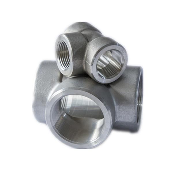 Galvanized Threaded Pipe Fitting 45 90 Degree Elbow Customized Threaded Equal Tee