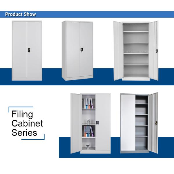 3-Point Locking 900mm Width 0.6mm Plate Steel Filing Cabinet