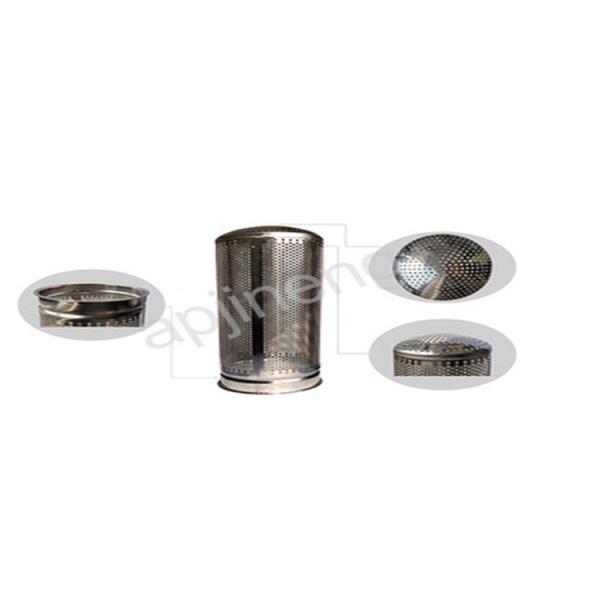 180*740mm Stainless Steel Sintered Metal Filter Perforated Support Strainer Basket Screen