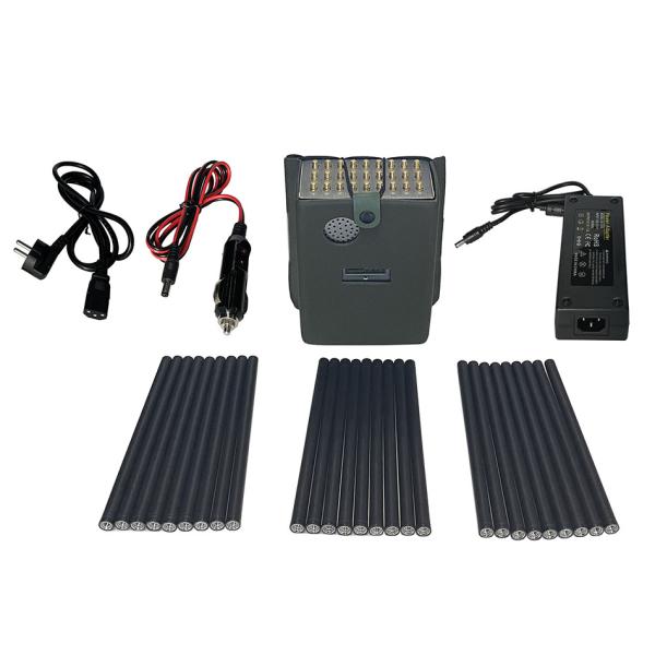 27 Antennas Portable Jammer Blocks WiFi 6E and All Mobile Phones Worldwide GPS RF Signals With New Longer 2.5dbi Gain Omni Antennas