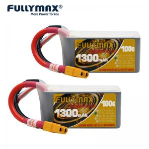 Wholesale Xt60 11.1v 3s 1300mah Lipo Batteries For Rc Airplanes Helicopter 100c Li Ion Fullymax 3s 1300mah Lipo Battery 3-Cell from china suppliers