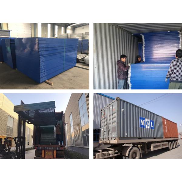 Canada Temporary Panel Fence Portable Fencing 2.1*2.4m For Sports / Concerts