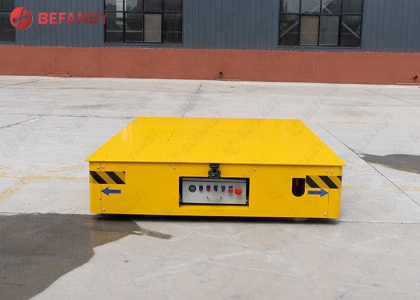 Heavy Duty Electric Transport Cart , Material Handling Battery Powered Carts Industrial