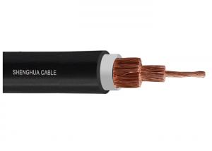 China Flexible Copper Wire Rubber Sheathed Cable Black Welding Cable on sale