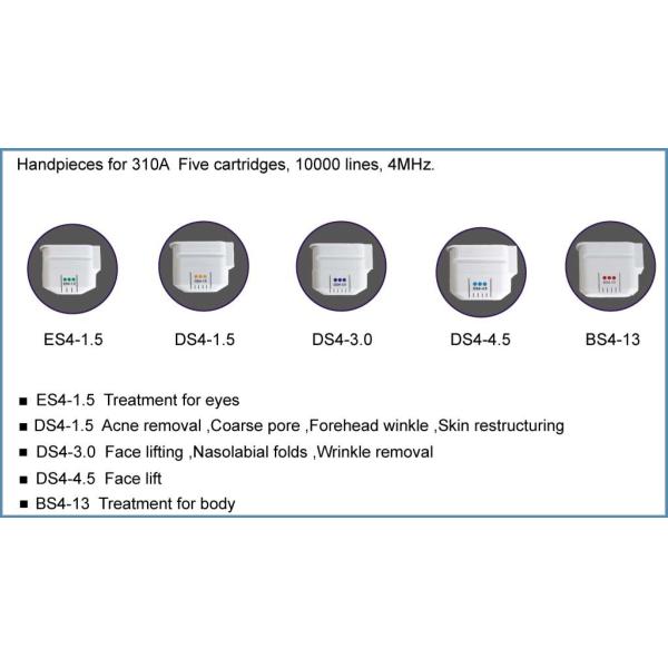Face Lifting High Intensity Focused Ultrasound Machine 10 Inch LCD Screen
