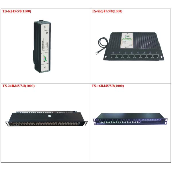 Single Port Ethernet Surge Protection Devices 5v - 1000MBit Vs Cat6 Surge Arrester