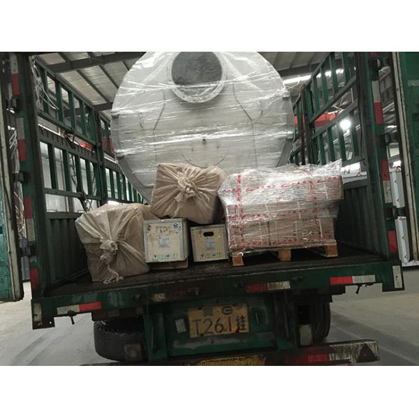 0.7MW Rated Oil Fired Hot Water Boiler , Oil Hot Water Heater Atmospheric Pressure