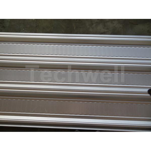 Cr12 Automatic Galvanized Steel Sheet Floor Deck Roll Forming Machine PLC frequency control