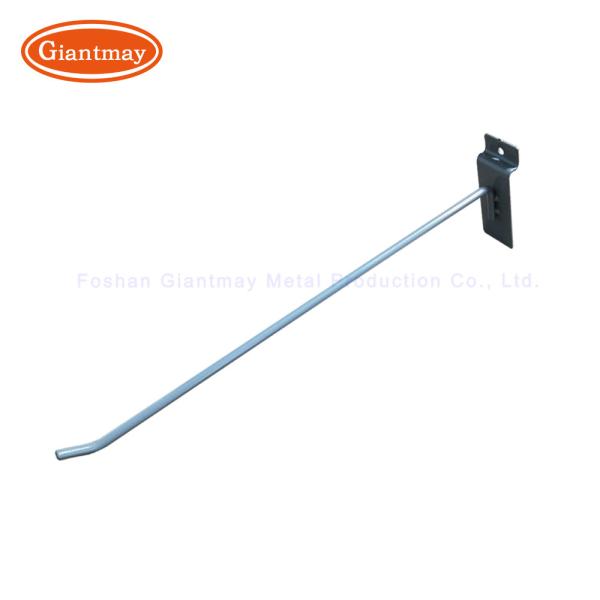 Metal Chrome Single Slatwall Display Shop Store Slat Wall Hook
