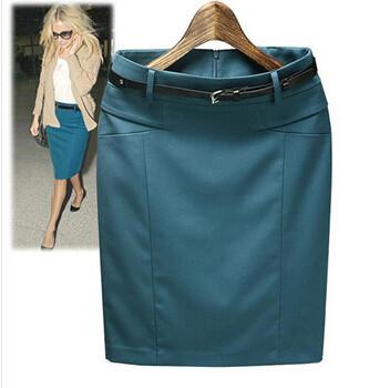 Quality high waist skirt women's autumn summer slim hip casual pencil skirt short skirt for sale