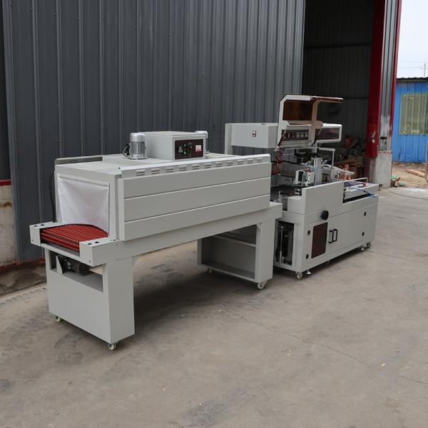 Quality Automatic Sealing And Cutting Machine PLC Control Heat Shrink Tunnel Machine ISO9001 for sale