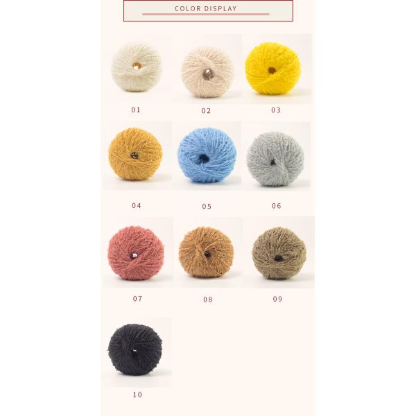 3NM Merino Fluffy Knitting Wool Yarn For Scarf