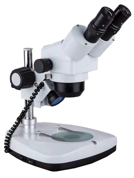 Quality 10x-40x Zoom Stereo Optical Microscope Ergonomic Design Clear Sharp 91mm Working Distance for sale