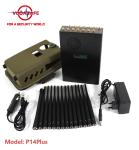 14 Watts High Output Power Mobile Phone Signal Jammer Jamming Range 25 Meters