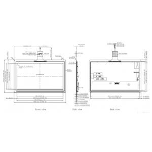 Projected 11.6 Inch TFT Capacitive Touch Screen integrated With IIC Interface