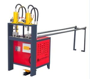 China Aluminum Iron Stainless Steel Double Station Semi Automatic Punching Machine on sale