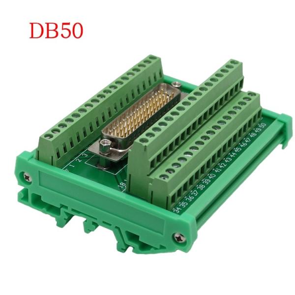 Quality DB50 Male Header Breakout Board Terminal Block Connector Electronics-Salon Breakout Board for sale