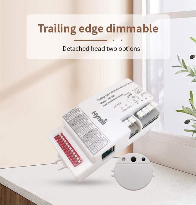 HNT205 Indoor Remote AC Motion Sensor Switch Trailing Edge Dimming Control