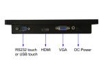 7 Inch 1000 Nits Capacitive Touch Monitor 1024*600 Resolution RS232 For Touch