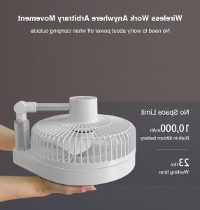 Wholesale Oscillating Timing Remote Control Portable Foldable Fan Rechargeable Stand Desk Fan from china suppliers