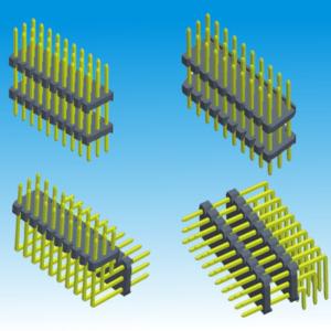 Wholesale 2.00mm Pin Header Triple Row Straight Right Angle from china suppliers