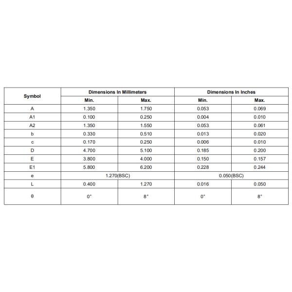 6G03S 30V Mosfet Power Transistor Enhancement Mode MOSFET ID 6.5A