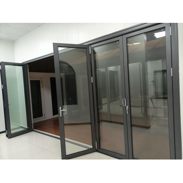 65 Series Anti-Pinch Folding Door For Private Residences , Villas , Commercial Areas , Offices