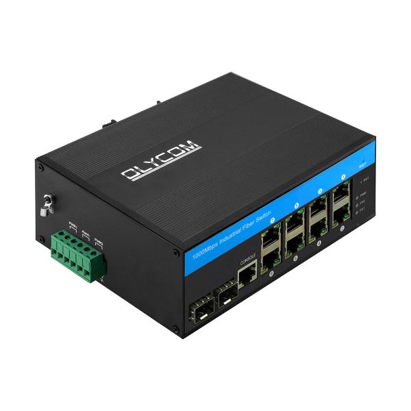 Quality Web Managed Gigabit Ethernet Switch 10 Port Industrial Network Switch IM-FS280GW for sale