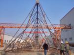 Angular Ground Based Telecom Towers With Prefabricated Foundation RDS Tower