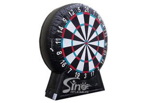 Wholesale Giant Inflatable Soccer Dart Board With Stand Made With Pvc Tarpaulin Material from china suppliers