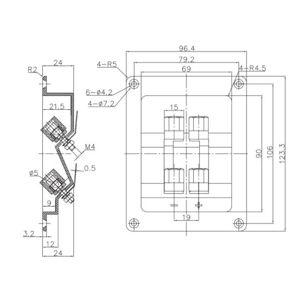 Bi - Amp Speaker Terminal Cup