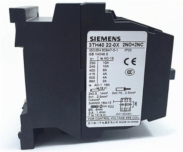 Quality  3TH4 Time Delay Relay / 8 Pole 10 Pole Contactor Relay Switch for sale