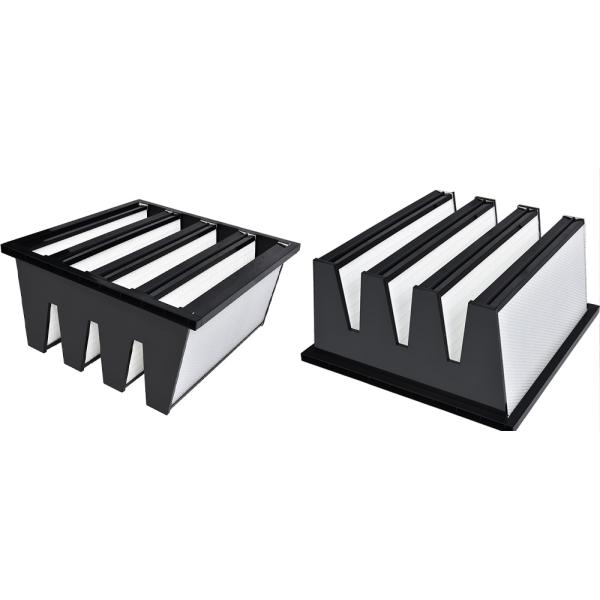 F7 F8 F9 H10 V Bank Filter With ABS Plastic Frame