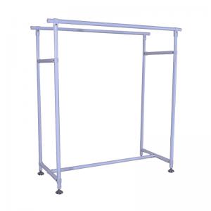 Wholesale Metal Double Boutique Clothing Display Racks Floor Standing For Shops from china suppliers