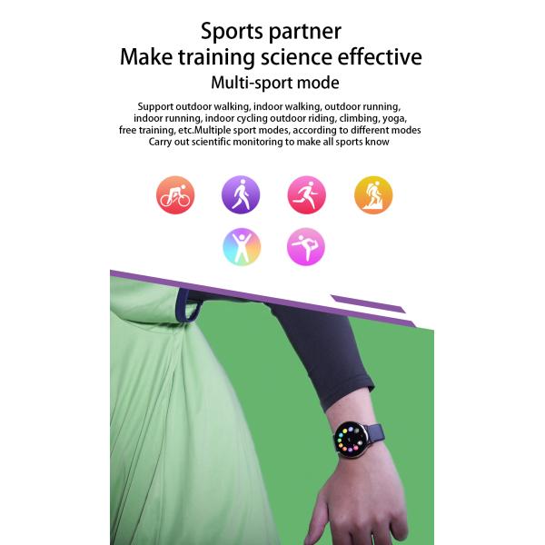 NRF52840 Android Ios Smartwatch , BLE Ver 5.0 Hand Watch Bluetooth