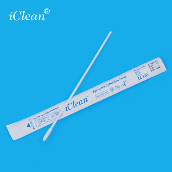 MSDS PP Foam Cotton Medical Nasal Swabs For Specimen PCR Test