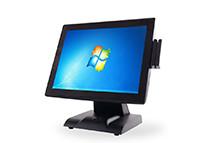 15 Inch All In One POS PC MSR Card Reader Equipped Small Size Shock Proof